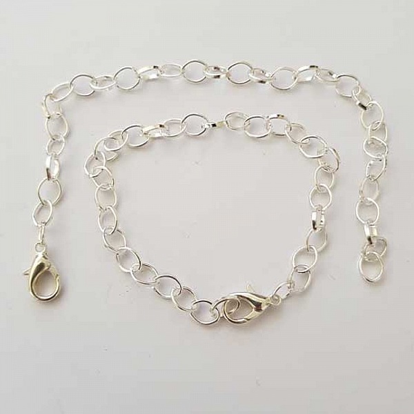 Bracelet Chaine Argent de 20 cm N&deg;02