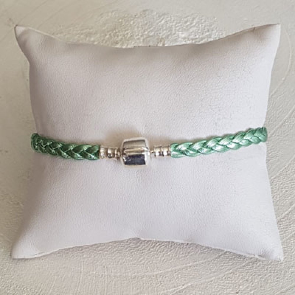 European Clip Bracelet Plain 03 FROM 15 TO 23 CM Sylvergreen