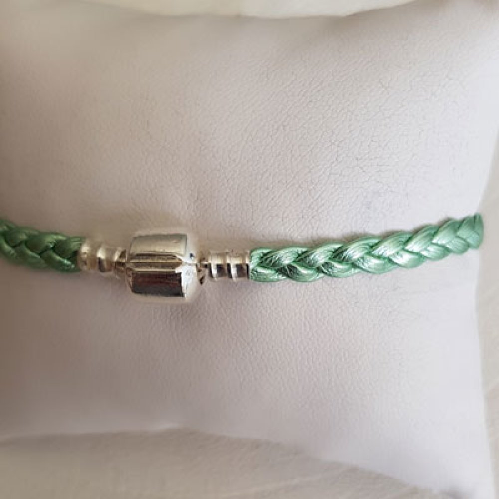 European Clip Bracelet Plain 03 FROM 15 TO 23 CM Sylvergreen