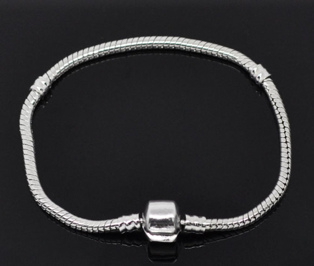 European Clip Bracelet 15cm Smooth clasp