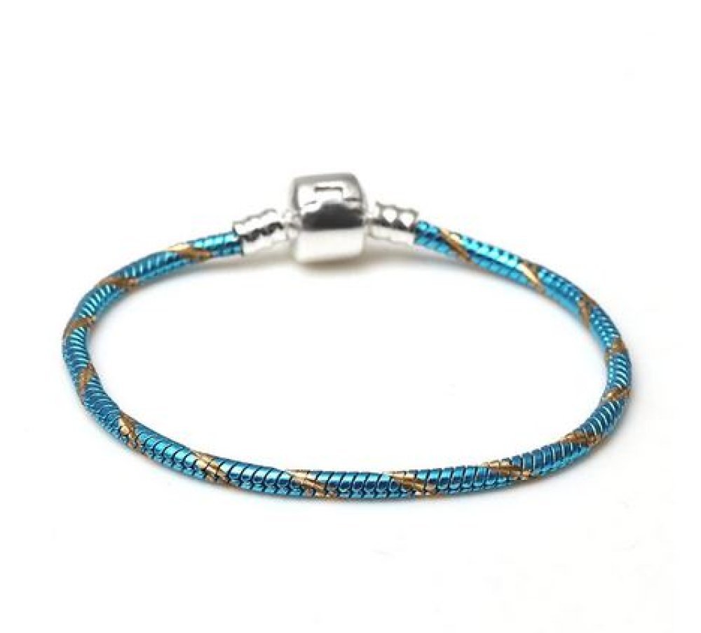 European Clip Bracelet 19 cm Smooth clasp N°27-01