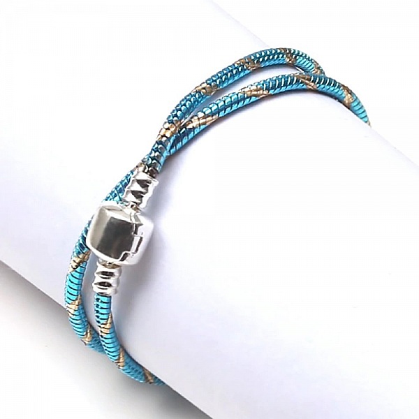 European Clip Bracelet 17 cm Smooth clasp N&deg;28-01