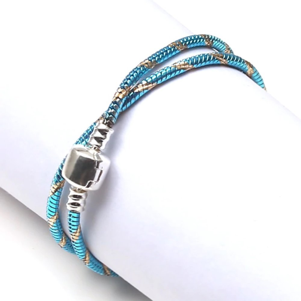 European Clip Bracelet 19 cm Smooth clasp N°28-01