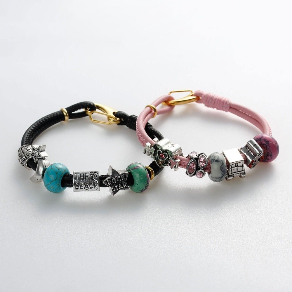 Double Uni European Bracelet Black