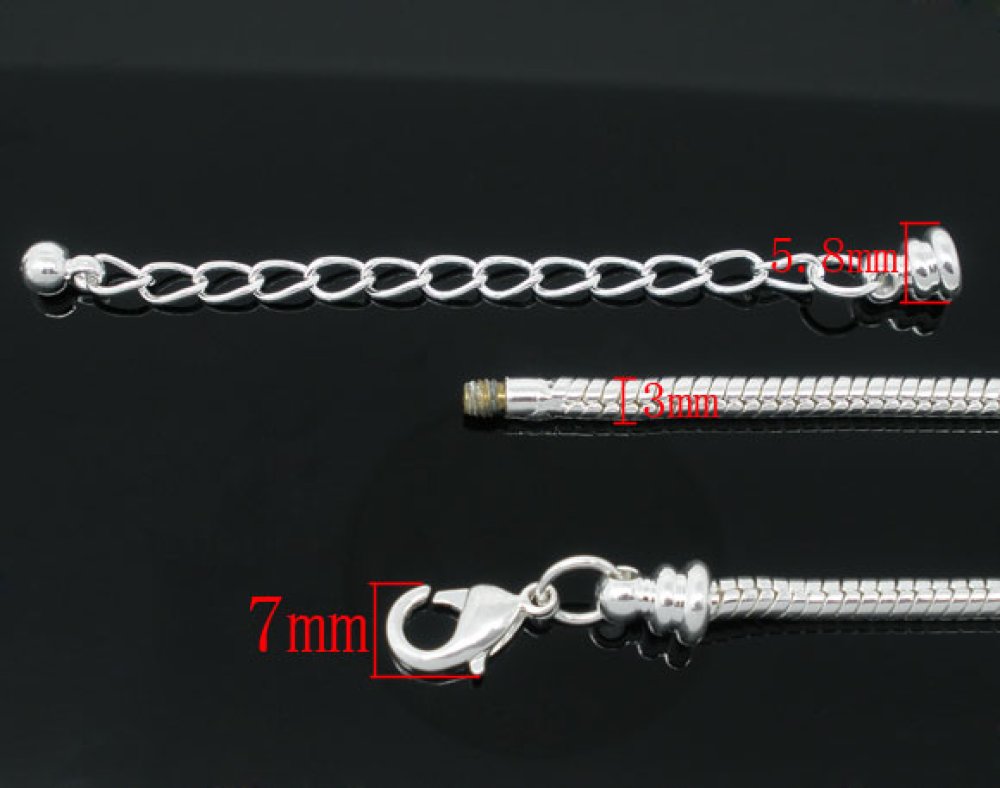 European Carabiner Bracelet 17cm