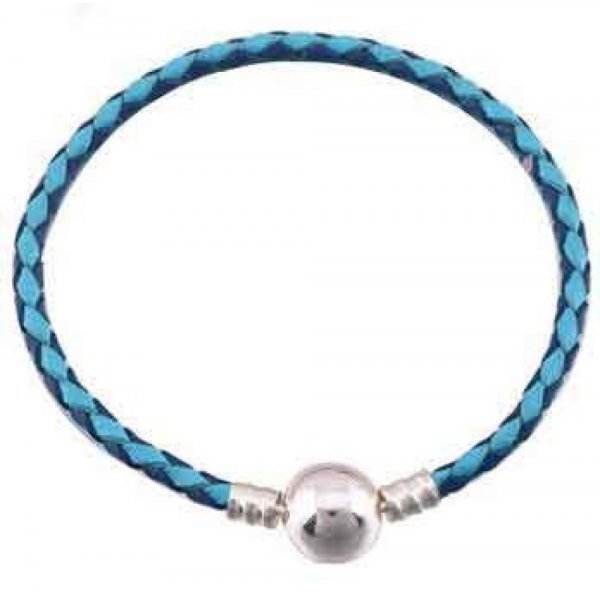 European braided bracelet Clip 01 18cm