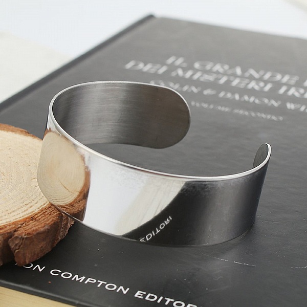Stainless Steel Cuff Bracelet 20 mm N&deg;03