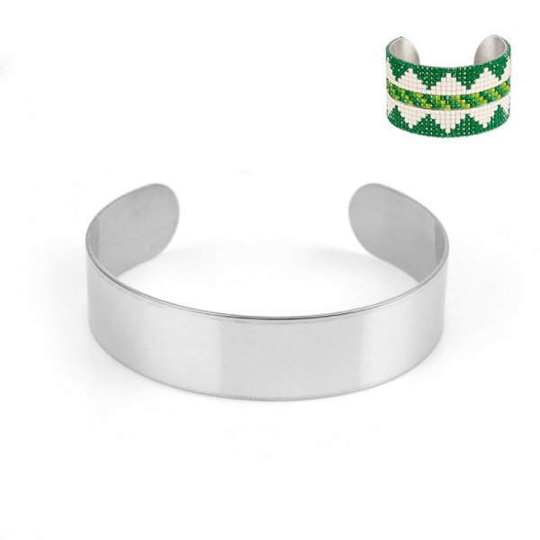 Stainless Steel Cuff Bracelet 15 mm N&deg;04