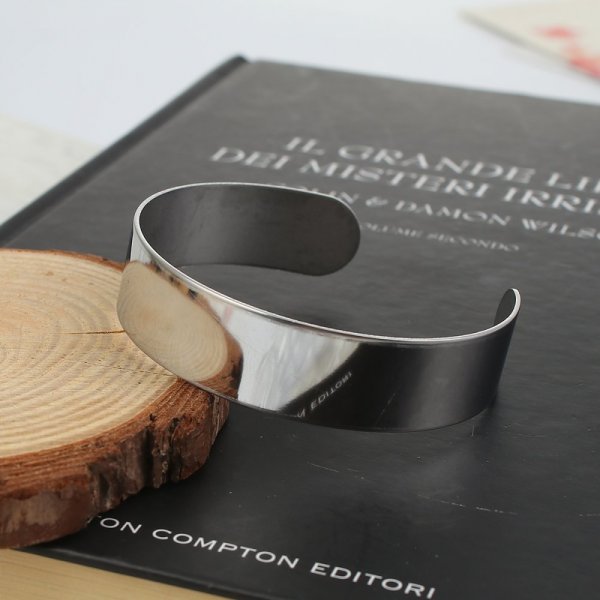 Stainless Steel Cuff Bracelet 15 mm N&deg;04