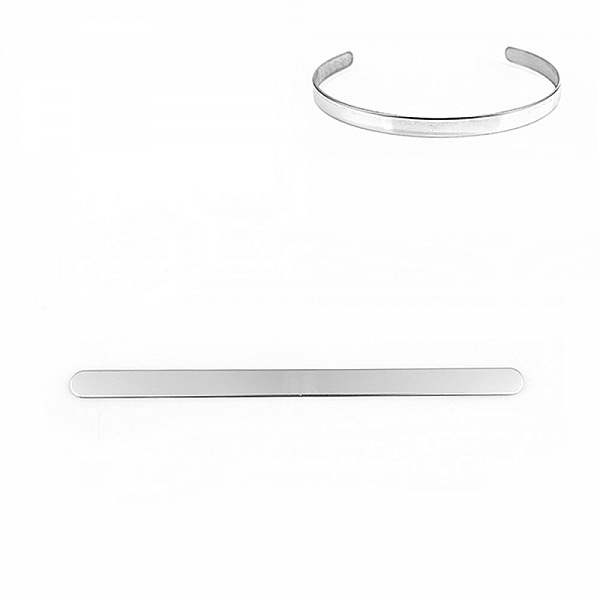 Stainless Steel 10 mm Cuff Bracelet N&deg;05 to fold