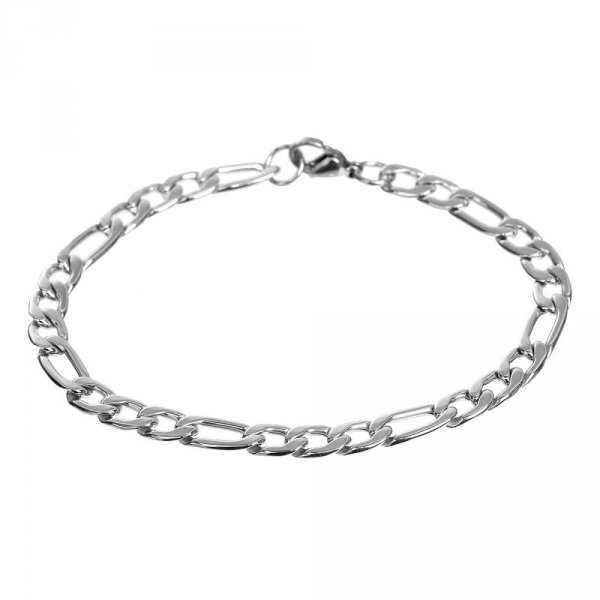 Bracelet N&deg;02 in 304 stainless steel of 21 cm