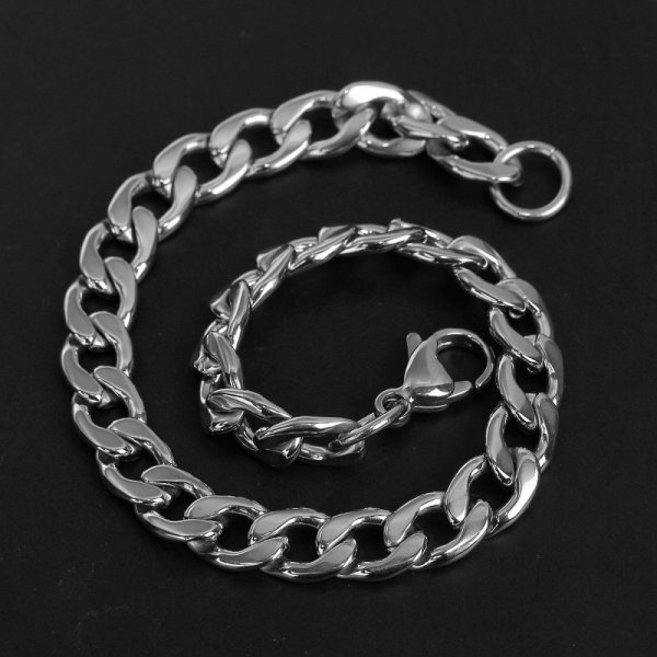 Bracelet N&deg;03 in 304 stainless steel of 21 cm