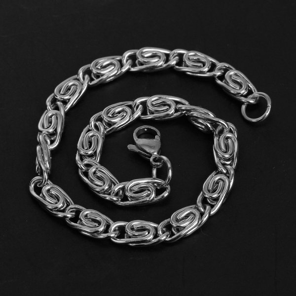 Stainless steel bracelet N&deg;06 of 21.5 cm