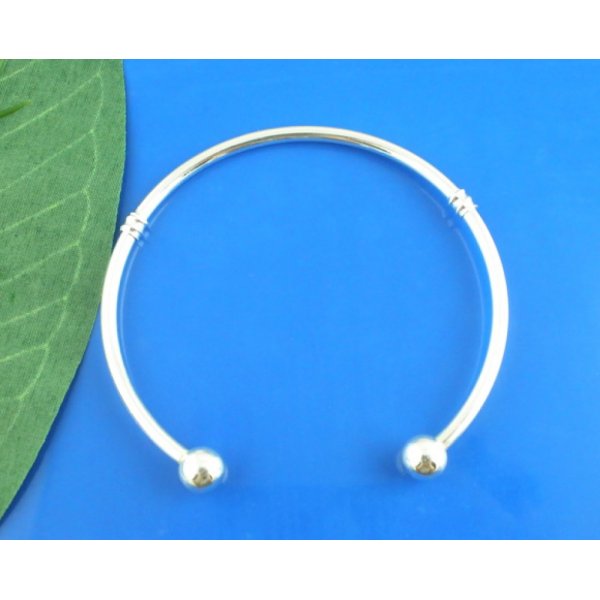 Bracelet Rigide N&deg;05 Argent 19 cm