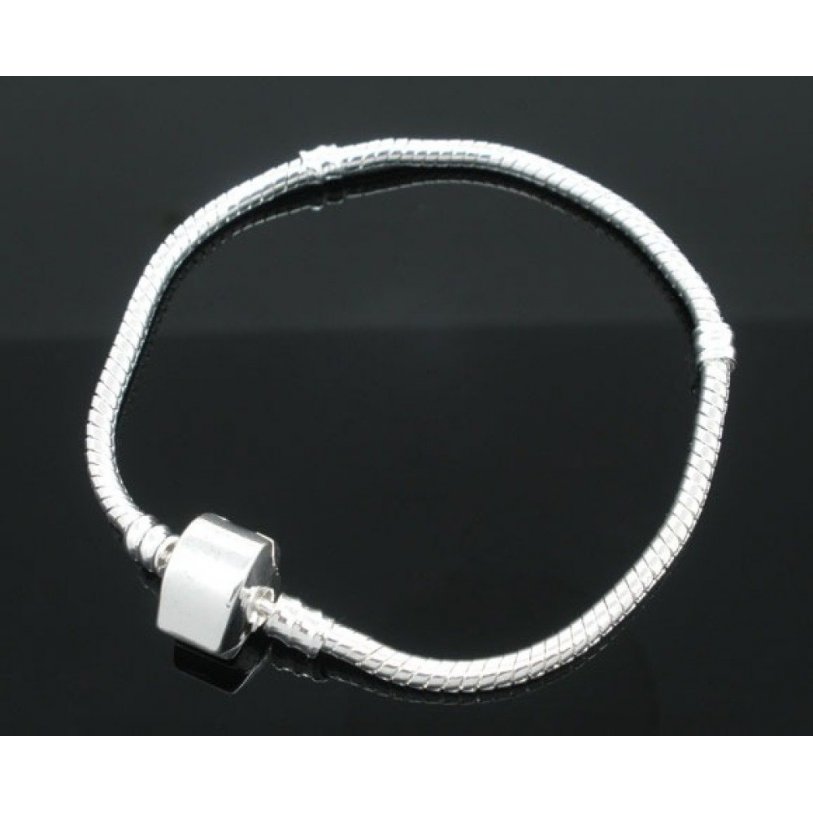 Bracelet snake 3 mm European magnetized from 17 to 23 cm