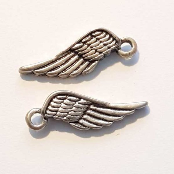 Breloque Aile N&deg;004 Argent