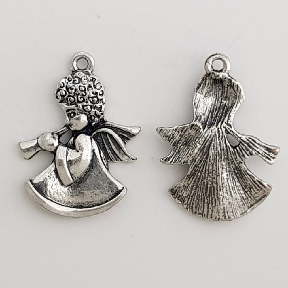 Angel Charm N°07 Silver