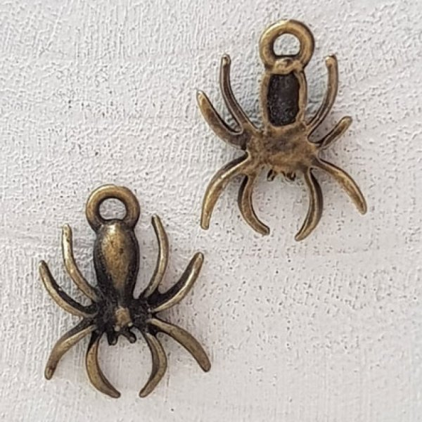 Spider charm N&deg;01 Bronze