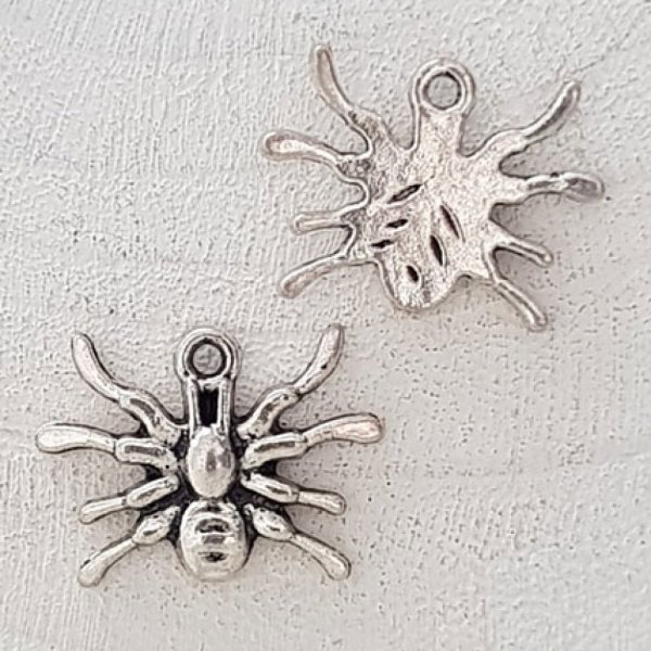 Spider charm N&deg;02 Silver
