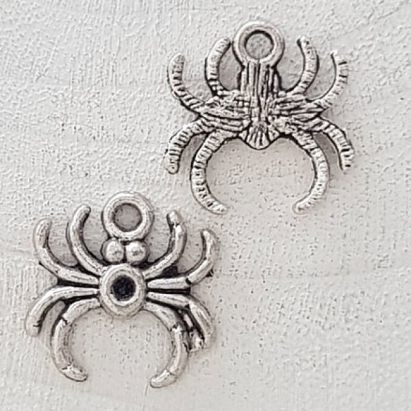 Spider charm N&deg;03 Silver