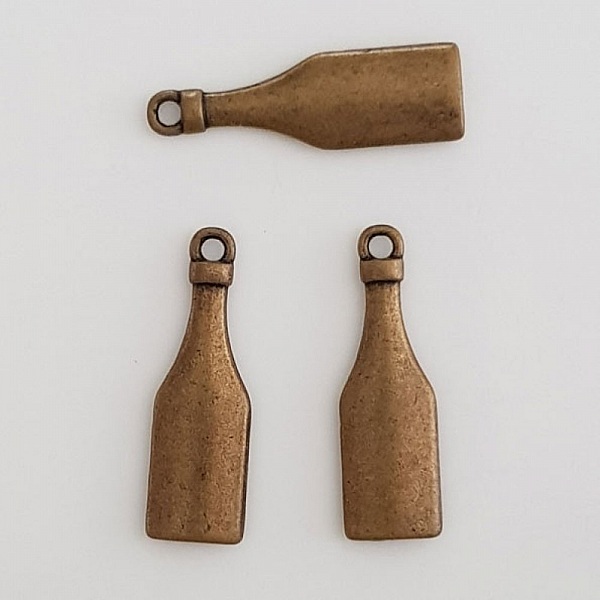 Breloque Bouteille N&deg;01 Bronze