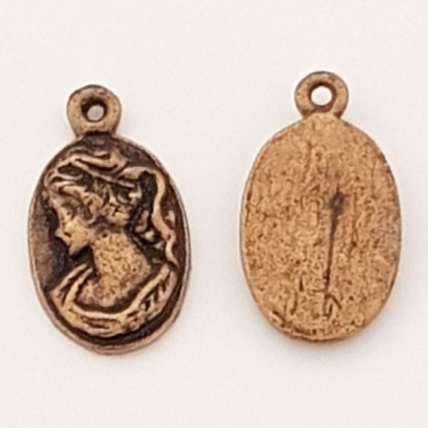 Charm Cameo woman N&deg;01 Bronze