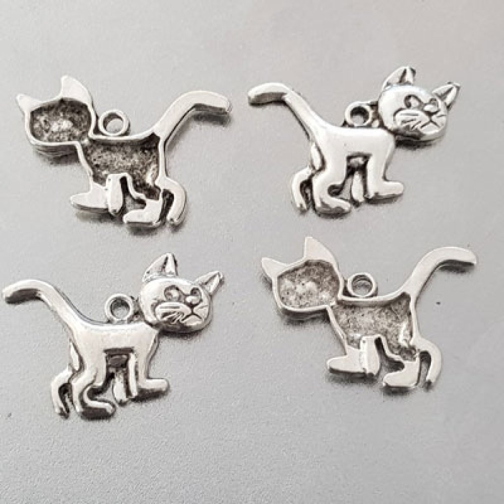 Cat Charm N°21 x 4 pieces