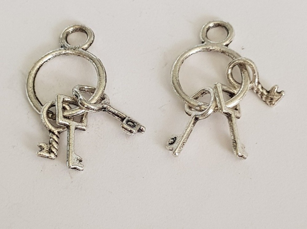 Key Charm N°01 Silver