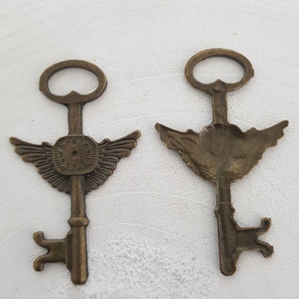 Key Charm N&deg;05 Bronze