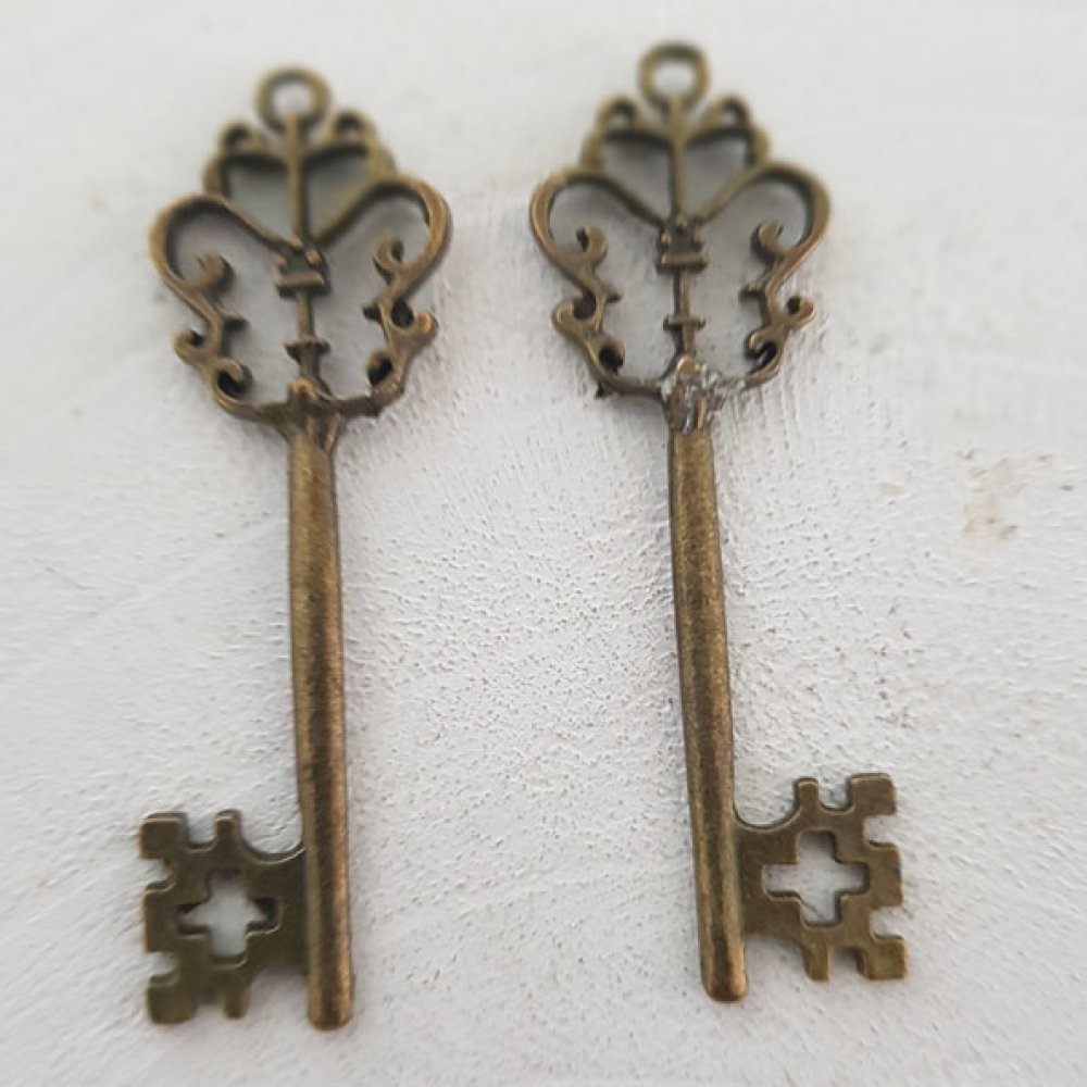 Key Charm N°06 Bronze