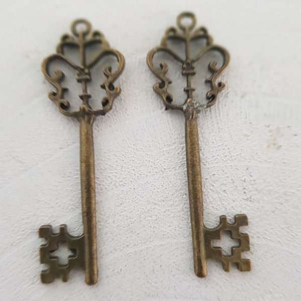 Key Charm N&deg;06 Bronze