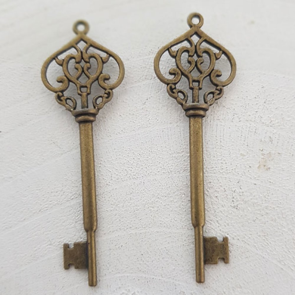 Key Charm N°07 Bronze