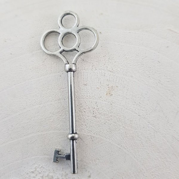 Breloque Clef N&deg;08 Argent