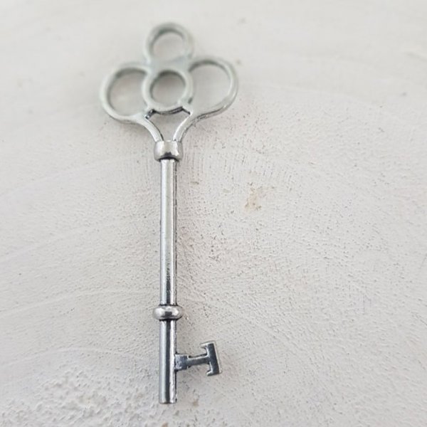 Breloque Clef N&deg;08 Argent