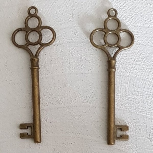 Key Charm N&deg;19 Bronze