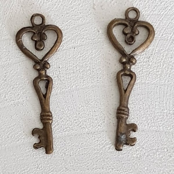 Key Charm N&deg;21 Bronze