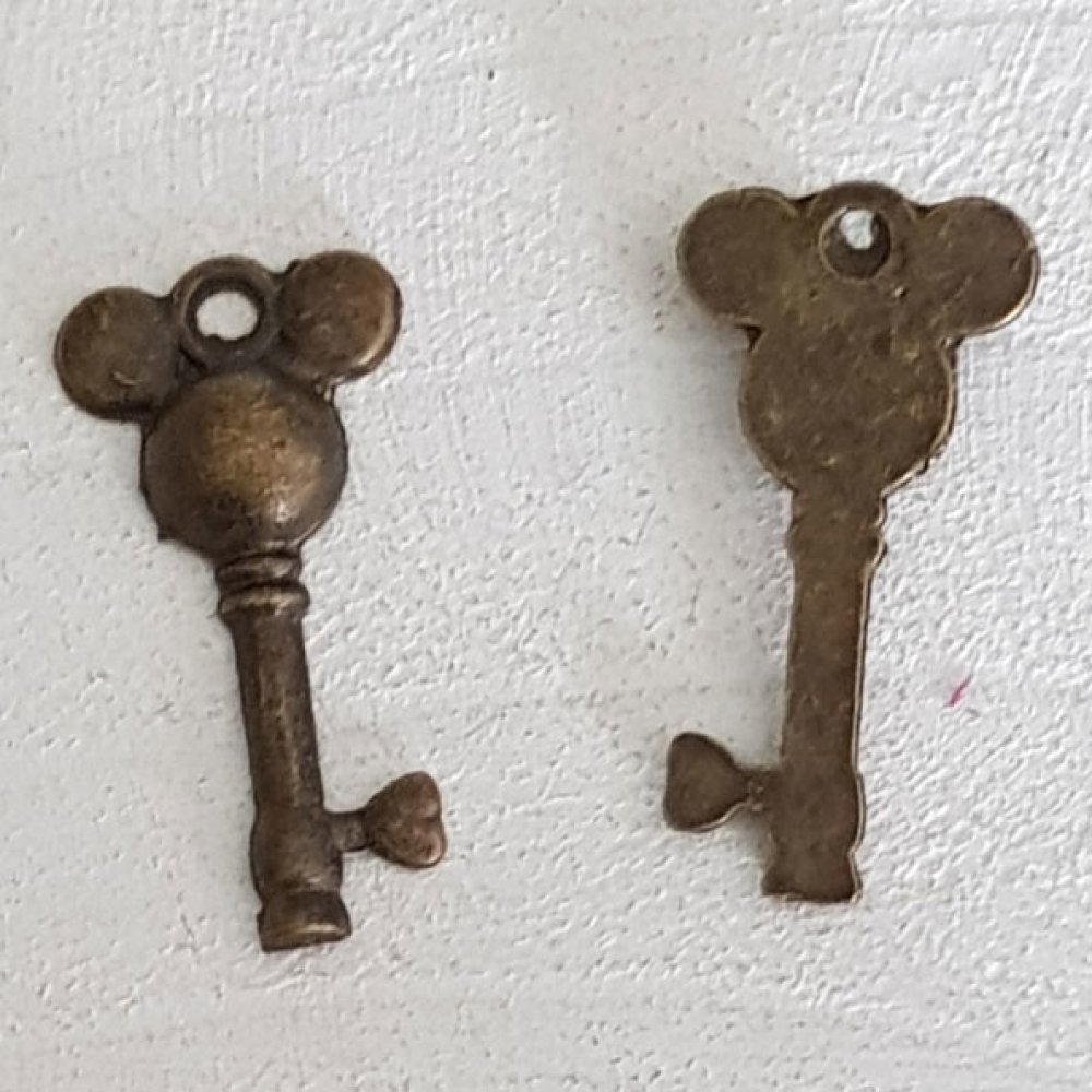 Key Charm N°25 Bronze