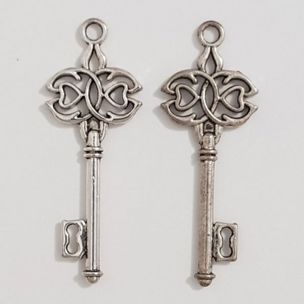 Key Charm N&deg;30 Silver