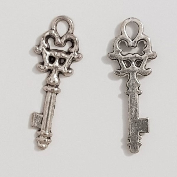 Key Charm N&deg;32 Silver