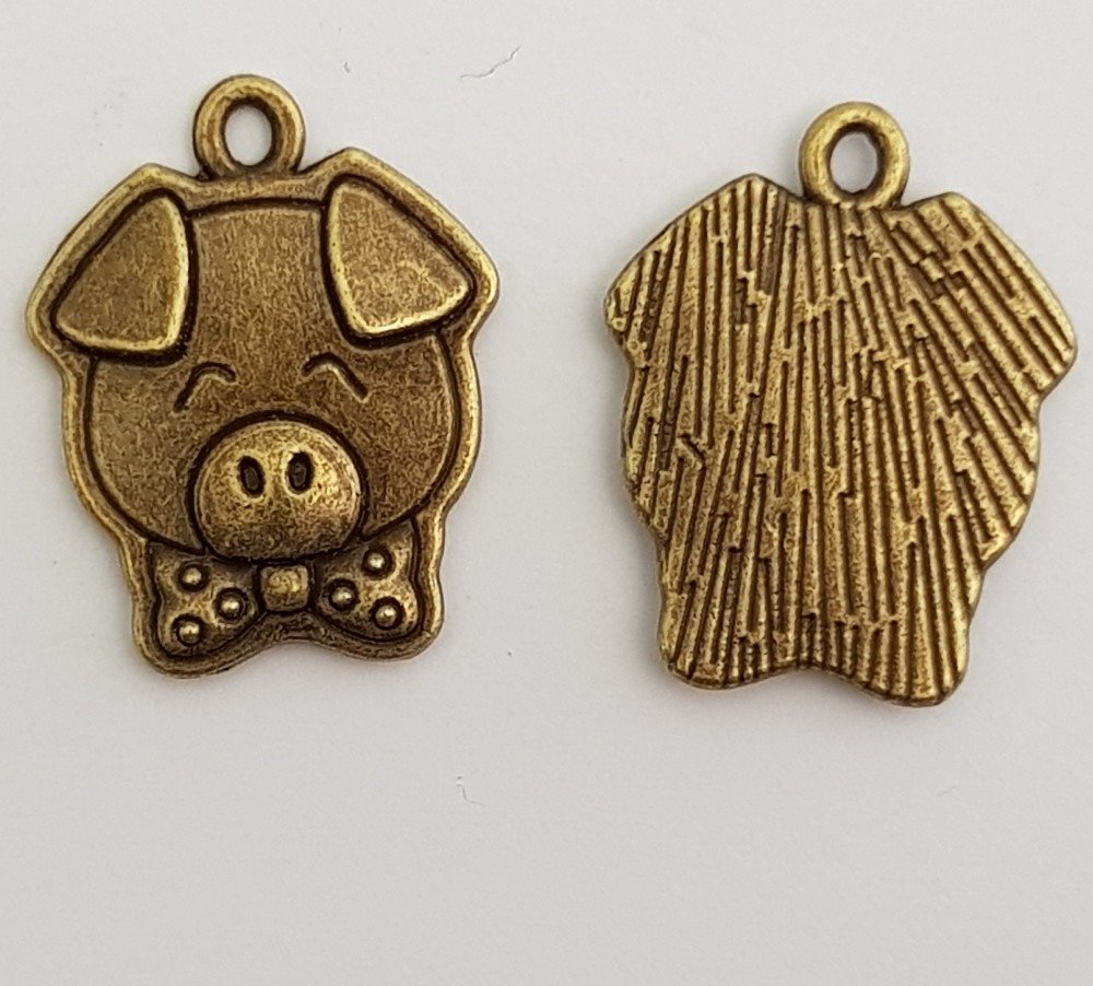 Pig Charm N°02 X 1 Piece