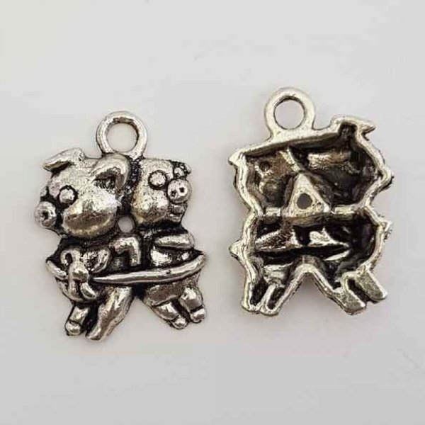 Pig Charm N&deg;03 X 5 Piece