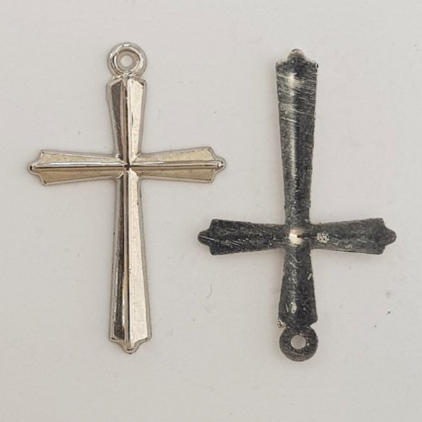 Cross Charm N&deg;01 Silver