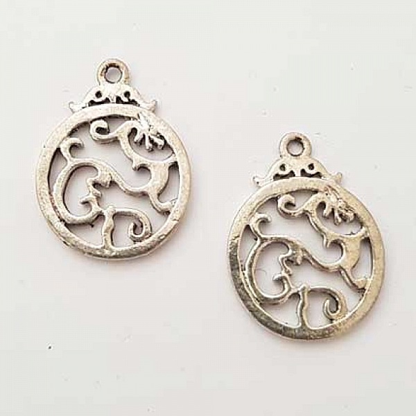 Miscellaneous Charm N&deg;016 Silver Round
