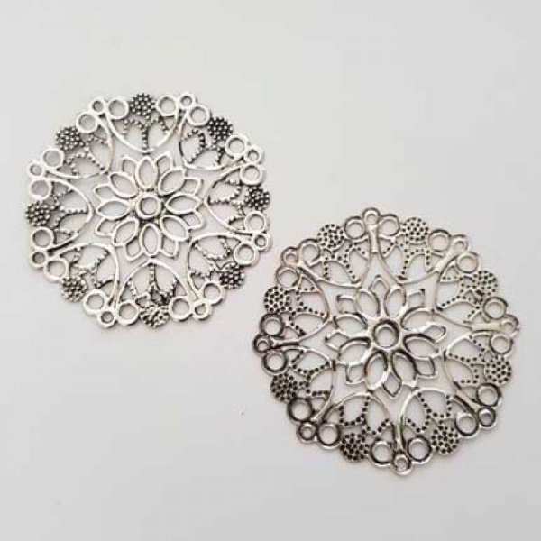 Miscellaneous Charm N&deg;023 Silver Round