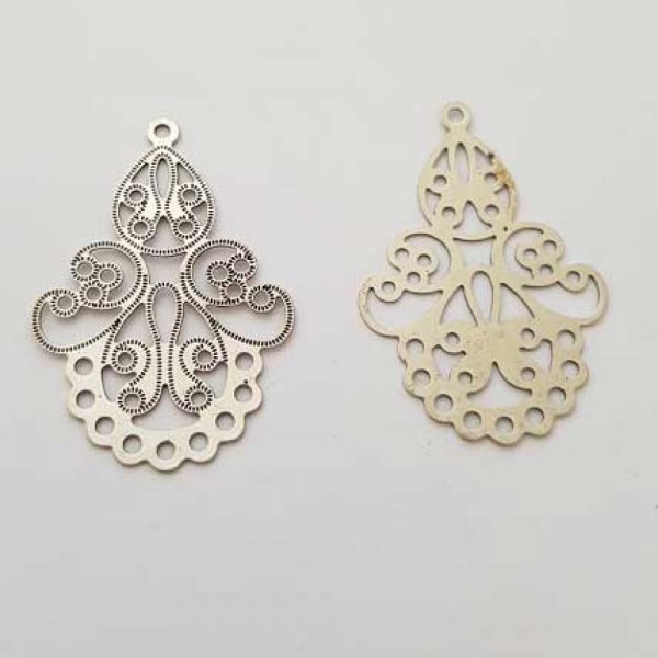 Breloque Divers N&deg;052 Connecteur Argent