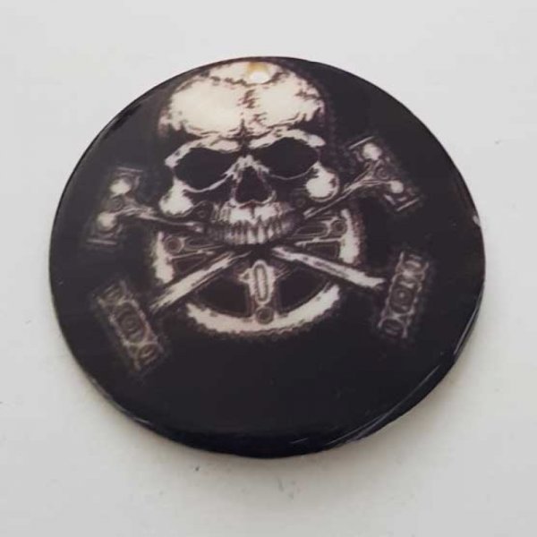 Breloque Divers N&deg;089-01 Pendentif Rond