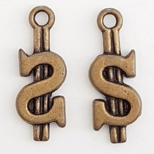 Dollar Charm N&deg;02 Bronze
