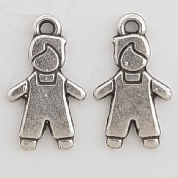 Children's charm N&deg;29-01 Zamak (Silver plated)