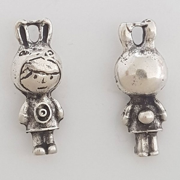 Childrens charm N&deg;31 Zamak (Silver plated)