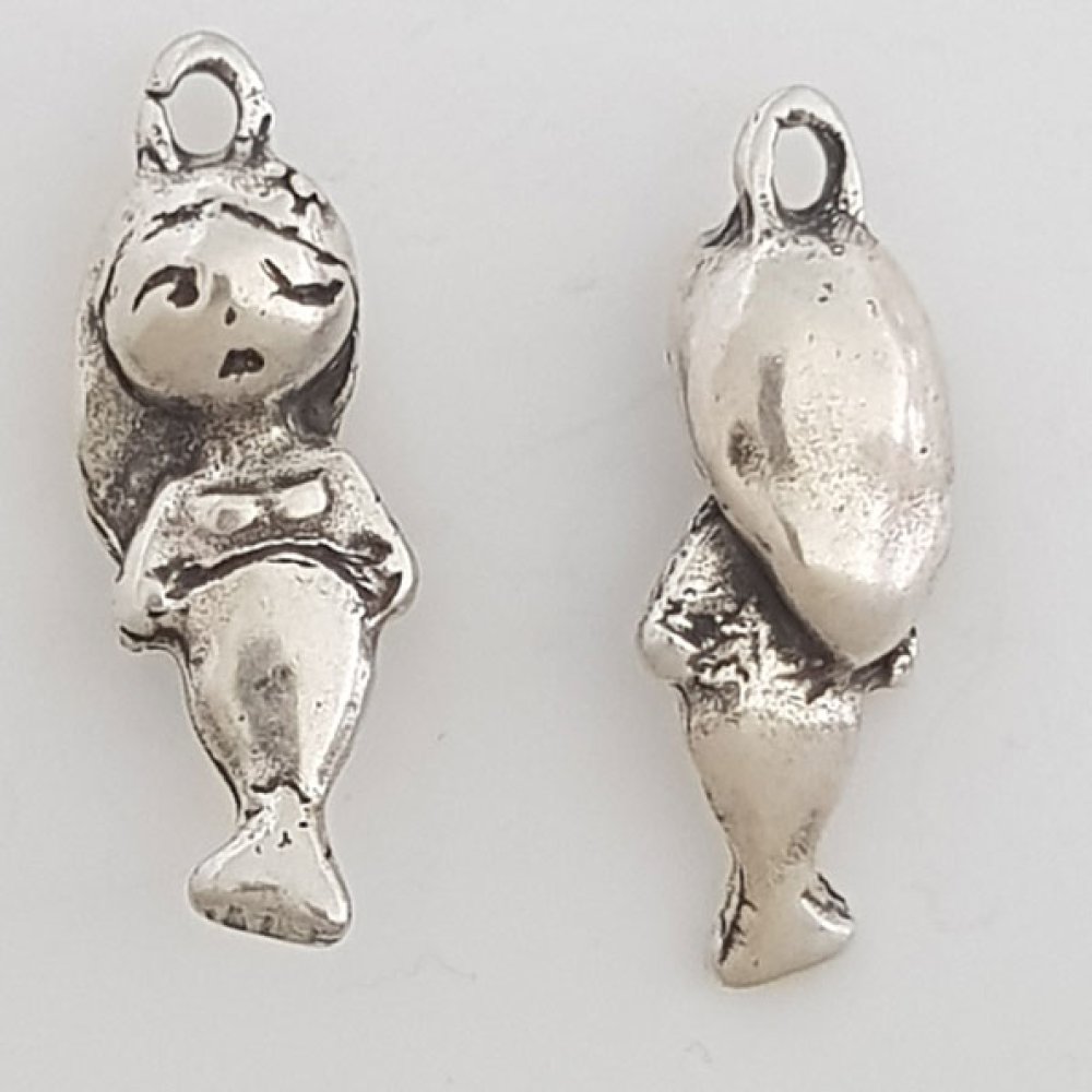 Childrens charm N°33 Zamak (Silver plated)